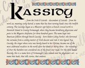 Kassidy - Celtic Name Print | Digital Download