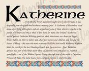 Katherine - Celtic Name Print | Digital Download