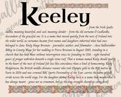 Keeley - Celtic Name Print | Fine Art Print image