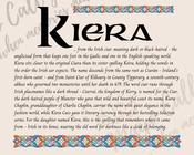 Keira - Celtic Name Print | Fine Art Print image