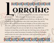 Lorraine - Irish Name - Fine Art Print - 8x10" (20x25 cm) image