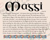 Maggi - Celtic Name Print | Fine Art Print image