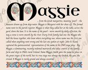 Maggie - Celtic Name Print | Digital Download