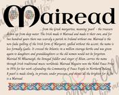 Mairead - Celtic Name Print | Fine Art Print image