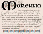Makenna - Celtic Name Print | Fine Art Print image