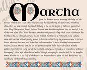Martha - Celtic Name Print | Fine Art Print image
