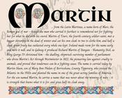 Martin - Celtic Name Print | Fine Art Print - 8x10" (20x25 cm) image