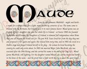 Maude - Irish Name - Fine Art Print - 8x10" (20x25 cm) image