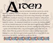 Aiden - Celtic Name Print | Digital Download