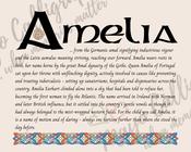 Amelia - Celtic Name Print | Fine Art Print image