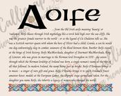 Aoife - Celtic Name Print | Fine Art Print image