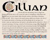 Cillian - Celtic Name Print | Fine Art Print image