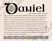 Daniel - Celtic Name Print | Digital Download