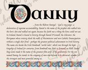 Danny - Celtic Name Print | Fine Art Print