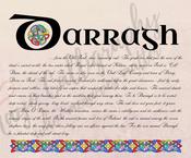 Darragh - Celtic Name Print | Digital Download image