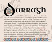 Darragh - Celtic Name Print | Fine Art Print image