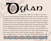 Dylan - Celtic Name Print | Fine Art Print image