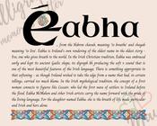 Éabha - Celtic Name Print | Fine Art Print image