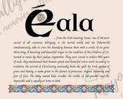 Éala - Celtic Name Print | Fine Art Print image