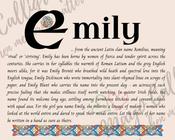 Emily - Celtic Name Print | Fine Art Print image