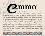 Emma - Celtic Name Print | Fine Art Print image
