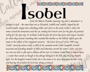 Isobel - Celtic Name Print | Fine Art Print image
