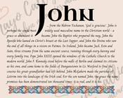 John - Celtic Name Print | Fine Art Print image