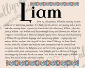 Liam - Celtic Name Print | Fine Art Print image