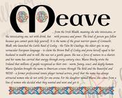 Maeve - Celtic Name Print | Fine Art Print image