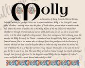 Molly - Celtic Name Print | Fine Art Print image