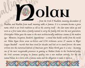 Nolan - Celtic Name Print | Fine Art Print image