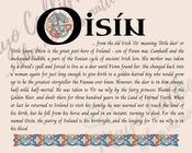 Oisín - Celtic Name Print | Fine Art Print image
