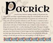 Patrick - Celtic Name Print | Digital Download