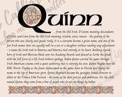 Quinn - Celtic Name Print | Digital Download