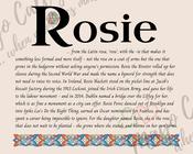 Rosie - Celtic Name Print | Digital Download