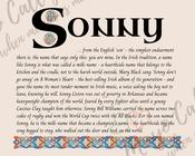 Sonny - Celtic Name Print | Digital Download image