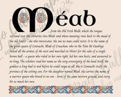 Méab - Celtic Name Print | Digital Download image