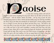 Naoise - Celtic Name Print | Fine Art Print - 8x10" (20x25 cm) image