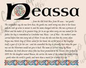 Neassa - Celtic Name Print | Digital Download