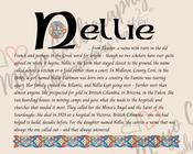 Nellie - Irish Name - Digital Download image