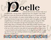 Noelle - Celtic Name Print | Fine Art Print - 16x20" (40x50 cm)