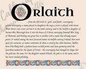 Orlaith - Celtic Name Print | Digital Download