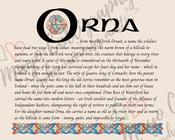 Orna - Irish Name - Fine Art Print - 16x20" (40x50 cm) image