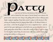 Patty - Celtic Name Print | Digital Download