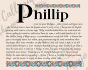 Phillip - Celtic Name Print | Digital Download