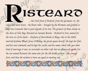 Risteard - Celtic Name Print | Digital Download