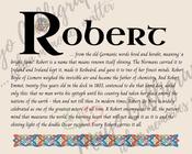 Robert - Celtic Name Print | Digital Download