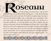 Roseann - Celtic Name Print | Digital Download