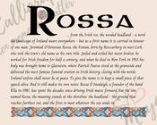 Rossa - Celtic Name Print | Digital Download