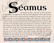 Séamus - Celtic Name Print | Digital Download